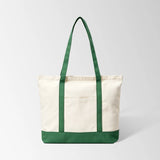 Eco-Friendly Recycled Canvas Tote Bag with Long Handles
