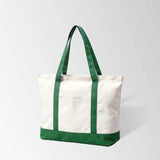 Eco-Friendly Recycled Canvas Tote Bag with Long Handles