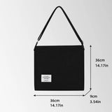 Large Soft Multi-Use Canvas Tote Bags with Zipper