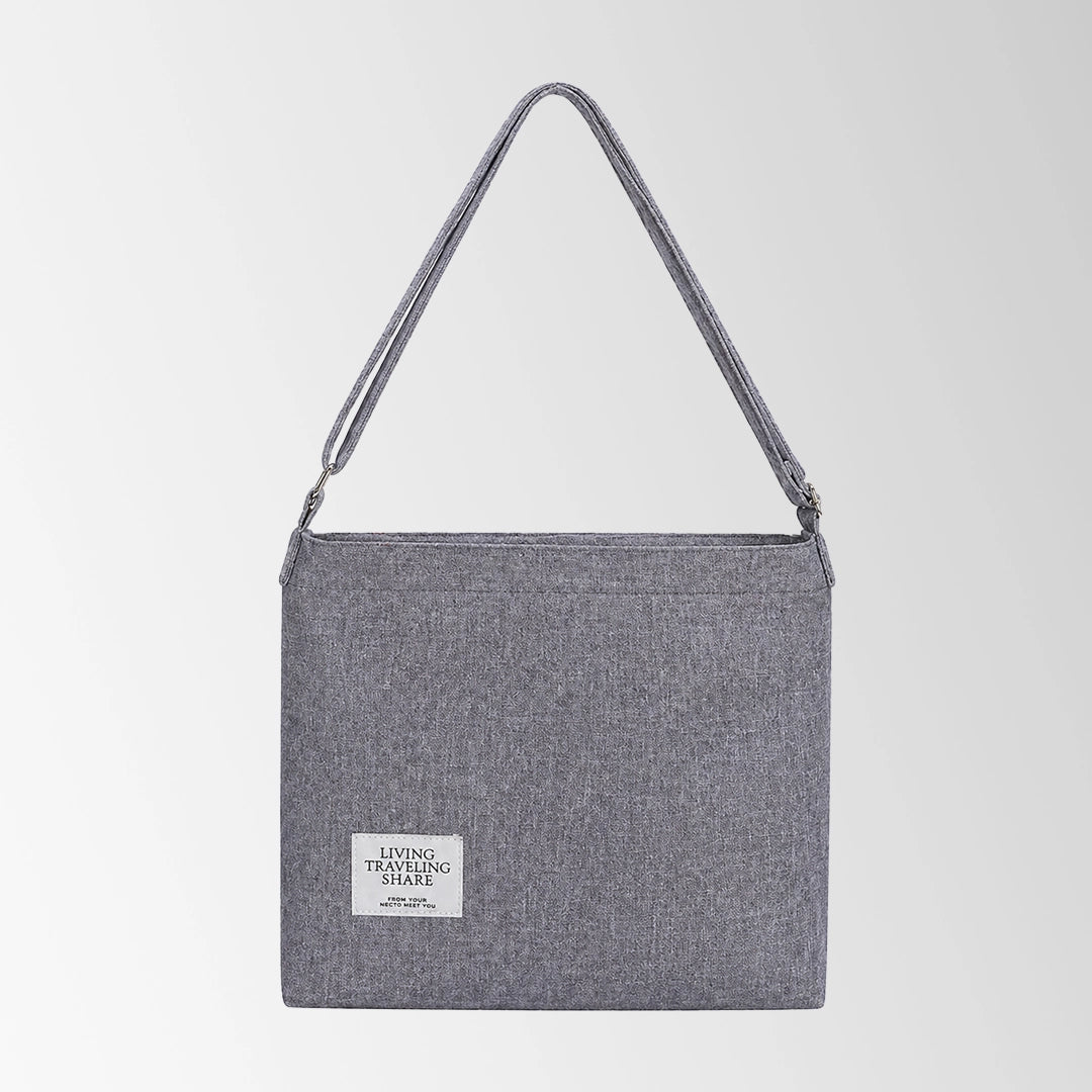 Large Soft Multi-Use Canvas Tote Bags with Zipper