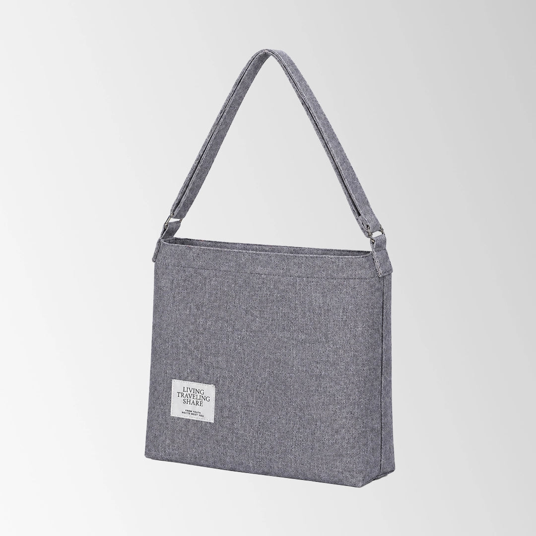 Large Soft Multi-Use Canvas Tote Bags with Zipper