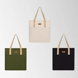 Multi-Pocket Custom Canvas Tote Bags with Zipper