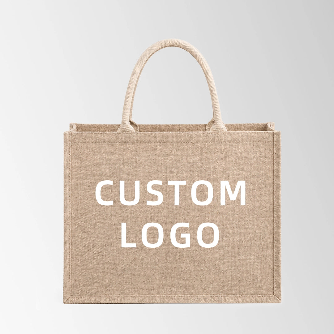 Fashion Color Personalized Jute Tote Bags