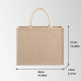 Fashion Color Personalized Jute Tote Bags