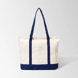Eco-Friendly Recycled Canvas Tote Bag with Long Handles