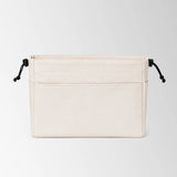 Drawstring Organizer Canvas Tote Bags with Multi-Pocket