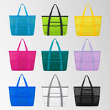 Promotional Mesh Beach Bag with Multiple Pockets