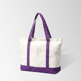 Eco-Friendly Recycled Canvas Tote Bag with Long Handles