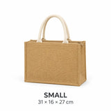 Wholesale Jute Tote Bags with Zipper Closure