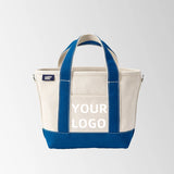 Stylish Canvas Recycled Tote Bags with Multiple Pockets