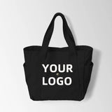 Thickened Tote Bags with Zipper Multi-Pocket Design