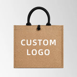Waterproof Coated Natural Fiber Custom Burlap Jute Bags