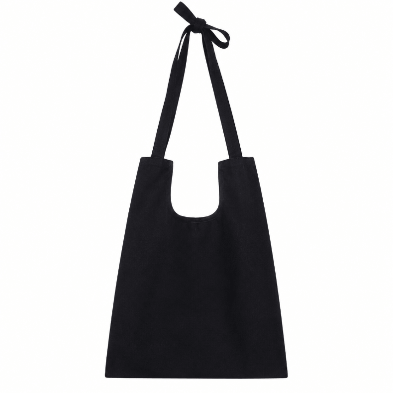 Wholesale Discounted Cotton Canvas Knot Hobo Bags with Crossbody Strap
