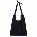 Wholesale Discounted Cotton Canvas Knot Hobo Bags with Crossbody Strap