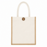 Wholesale Jute Canvas Bags with Button for Wedding