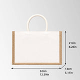 Widened Bottom and Sides Reinforced Burlap Jute Bags