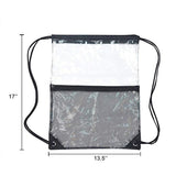 Clear Drawstring Bags in Bulk for Gym